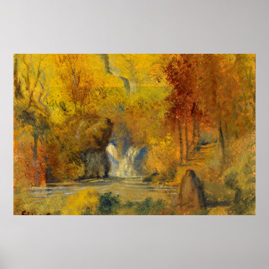 Autumn Landscape van Louis M. Eilshemius –  Poster (Voorkant)