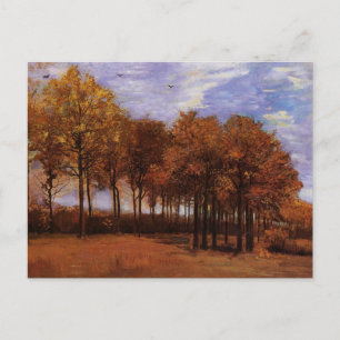 Autumn Landscape van Vincent van Gogh Briefkaart