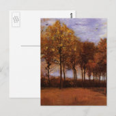 Autumn Landscape van Vincent van Gogh Briefkaart (Voorkant / Achterkant)