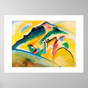 Autumn Landscape van Wassily Kandinsky Poster