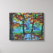 Autumn Landschap Canvas Afdruk (Voorkant)