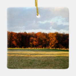 Autumn Landschap Keramisch Ornament