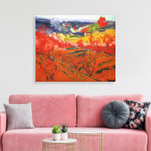Autumn Landschap | Maurice de Vlaminck | Canvas Afdruk (Insitu (Woonkamer))