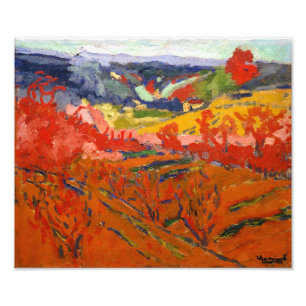 Autumn Landschap   Maurice de Vlaminck   Foto Afdruk