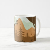 Autumn Landschap met Deer Koffiemok (Voorkant rechts)