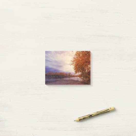 Autumn Landschap Post-it® Notes (Op bureau)