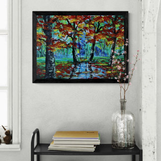 Autumn Landschap Poster