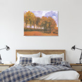 Autumn Landschap Van Gogh Canvas Afdruk (Insitu (Slaapkamer))