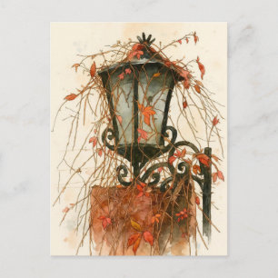 Autumn Lantern Magic Briefkaart
