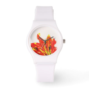 Autumn Leaf Art Watch Horloge