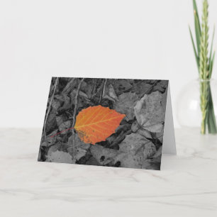 Autumn Leaf Bedankkaart