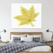 Autumn Leaf Canvas Afdruk (Insitu (Slaapkamer))