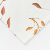 Autumn Leaf Cascade – Cozy Fleece Blanket Deken (Hoek)