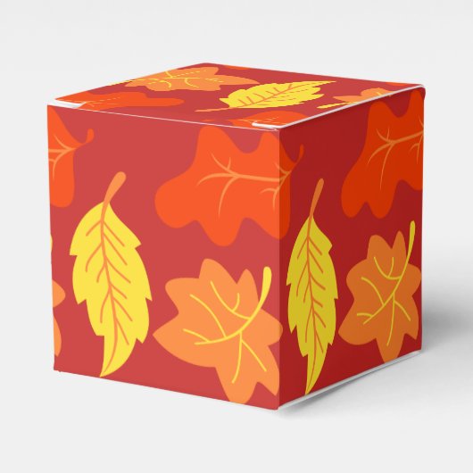 Autumn Leaf Gift Box Bedankdoosjes (Voorkant Zijde)