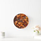 Autumn Leaf Herfst Foliage Ronde Klok (Huis)