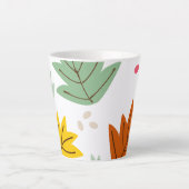 Autumn Leaf Herfst Fun Latte Mok (Voorkant)