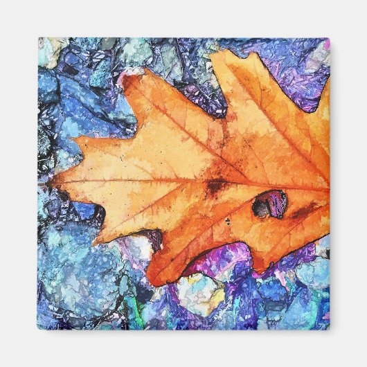 AUTUMN LEAF MAGNEET (Voorkant)