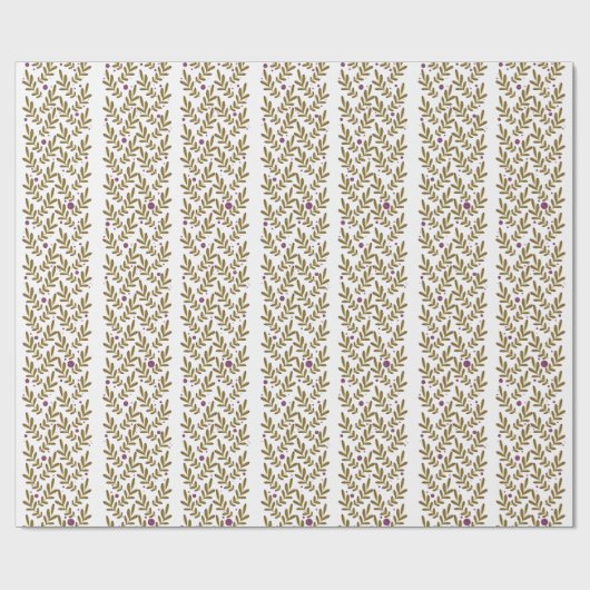 Autumn Leaf Matte Wrapping Paper Cadeaupapier (Vlak)