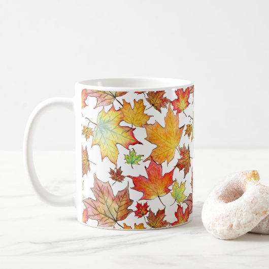 Autumn Leaf Mok -  (Met donut)