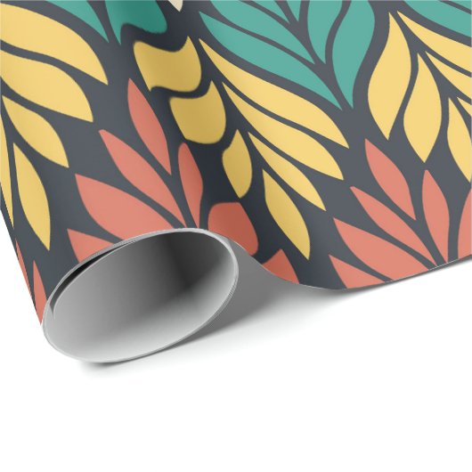 Autumn Leaf Pattern Cadeaupapier (Rol Hoek)