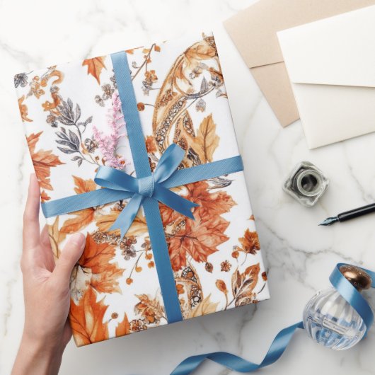 Autumn Leaf Pattern Cadeaupapier (Geschenken)