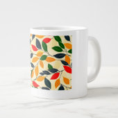 Autumn Leaf Pattern Extra Grote Beker (Voorkant rechts)