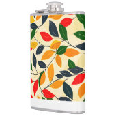 Autumn Leaf Pattern Heupfles (Links)