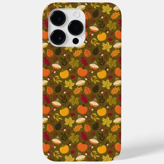 Autumn Leaf Pattern iPhone Case (Achterkant)