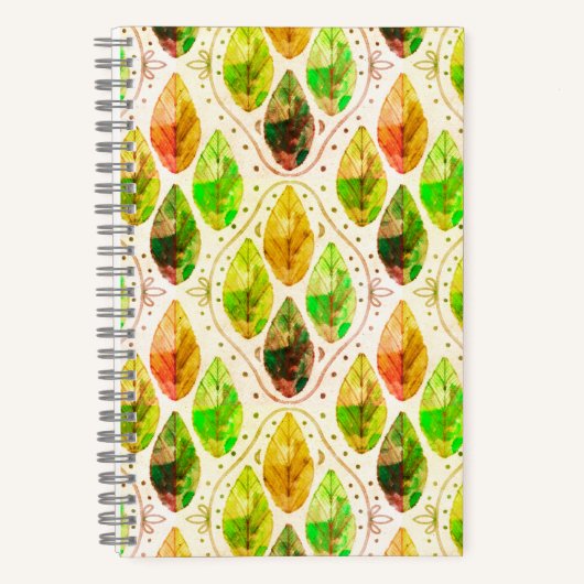 Autumn Leaf Spiral Notebook Notitieboek (Voorkant)
