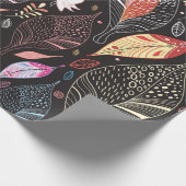 Autumn leaf textuur cadeaupapier (Hoek)