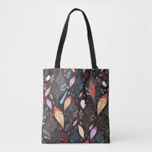 Autumn leaf textuur draagtas