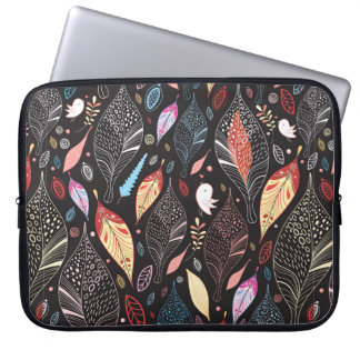 Autumn leaf textuur laptop sleeve