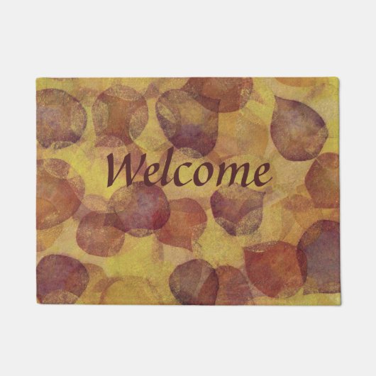 Autumn Leaf Welcome Doormat Deurmat (Voorkant)