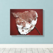Autumn Leaf Wrapped Canvas Afdruk (Insitu (Houten vloer))