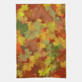 Autumn Leaves Abstract Theedoek (Verticaal)