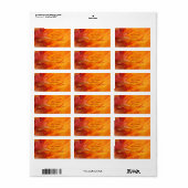Autumn Leaves Address Label (Full Sheet)