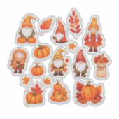Autumn Leaves and Pumpkins Sticker Set (Devant)