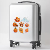 Autumn Leaves and Pumpkins Sticker Set (Sur valise)