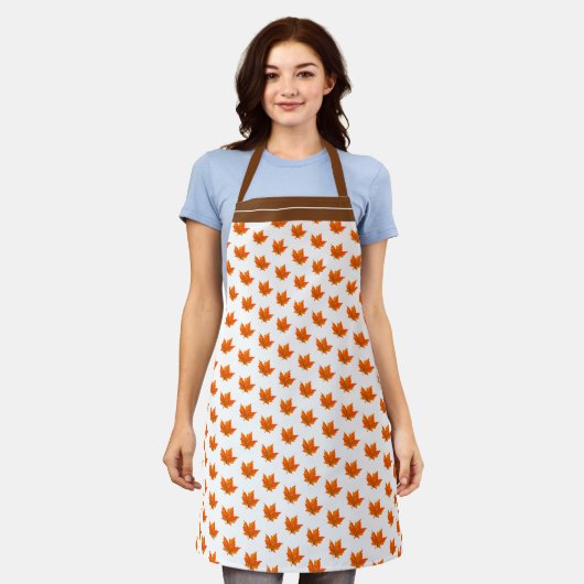 Autumn Leaves Apron Schort (Gedragen)