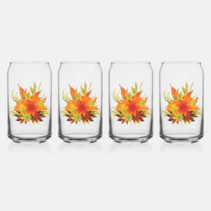 Autumn Leaves Blikvorm Glas
