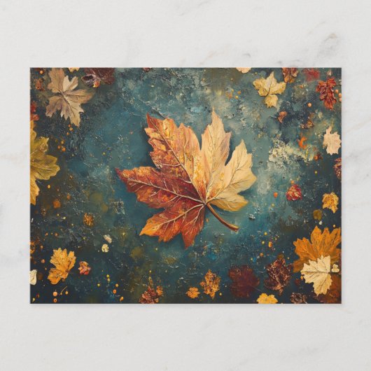 Autumn Leaves Briefkaart (Voorkant)