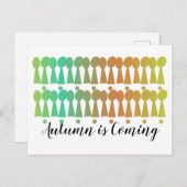 Autumn Leaves Briefkaart (Voorkant / Achterkant)