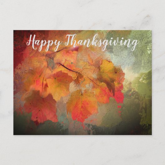 Autumn Leaves | BRIEFKAART THANKSGIVING (Voorkant)