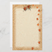 Autumn Leaves Briefpapier (Voorkant / Achterkant)