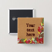 Autumn Leaves Button (Voorkant /achterkant)