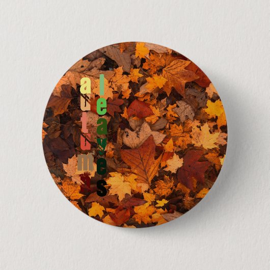 Autumn Leaves Button (Voorkant)