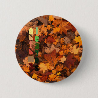 Autumn Leaves Button
