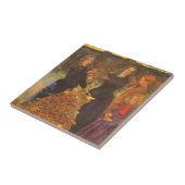 Autumn Leaves by Sir John Everett Millais Tegeltje (Zijkant)