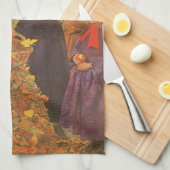 Autumn Leaves by Sir John Everett Millais Theedoek (Quarter Fold)