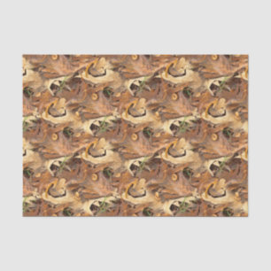 Autumn Leaves Camo Nature Abstract Photography Tissuepapier